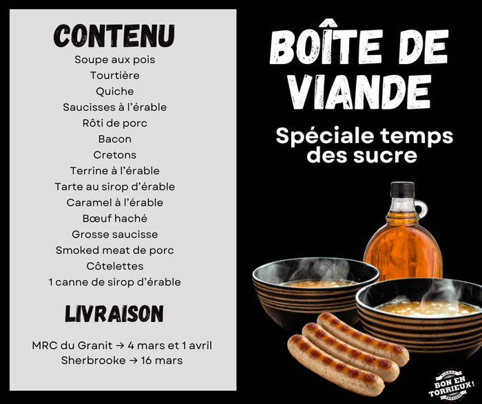 Boite découverte du temps des sucres (Mars et Avril)