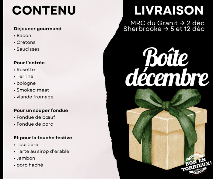 La Boîte Découverte de décembre